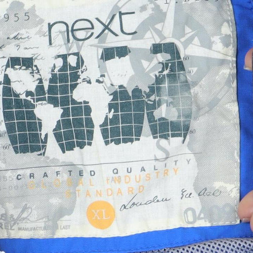Next Men's Blue Full Zip Hoodie XL