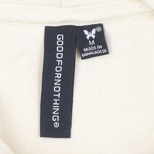 Good For Nothing Women’s Ivory Pullover Hoodie M