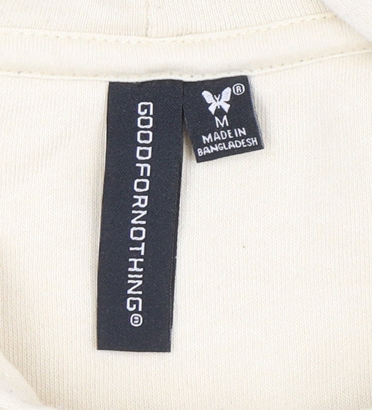 Good For Nothing Women’s Ivory Pullover Hoodie M