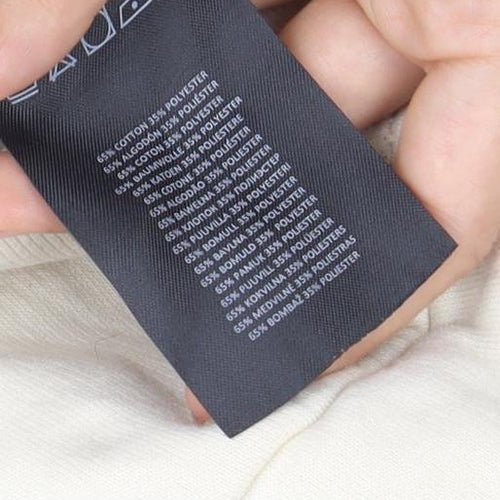 Good For Nothing Women’s Ivory Pullover Hoodie M