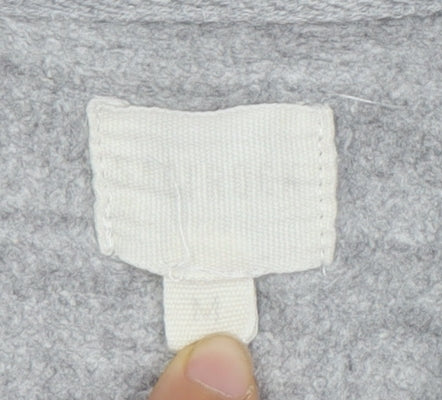 Saltrock Men's Grey Skull Full Zip Hoodie