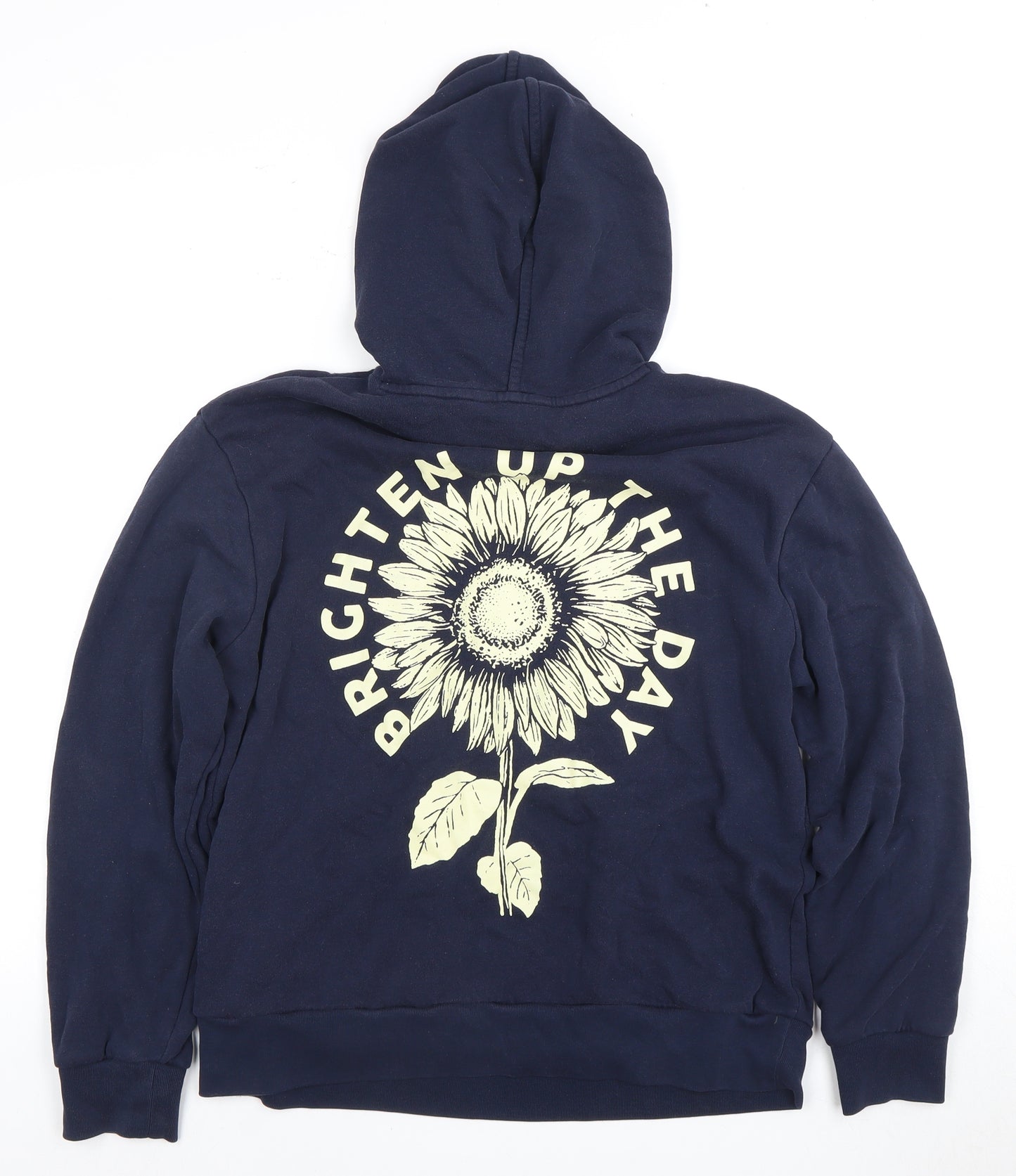 Marks and Spencer Blue Pullover Hoodie, Unisex, Size 14