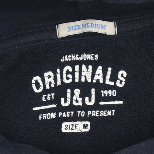 Jack & Jones Men's Blue Medium Pullover Hoodie