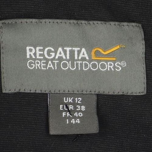 Regatta Women's Black Puffer Jacket Size 12 - Stylish Outdoor Essential