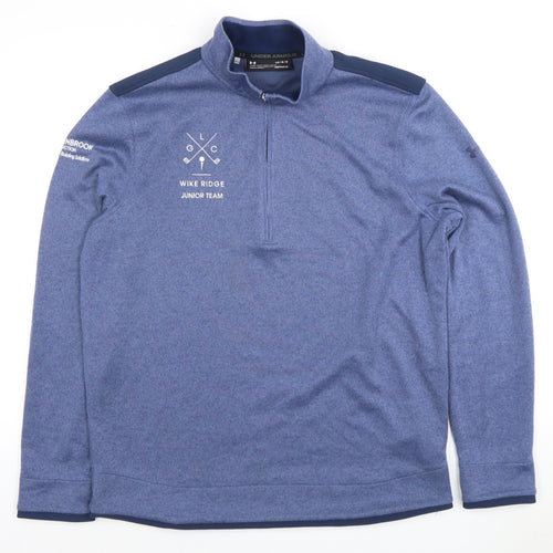 Under Armour Men's Blue L 1/4 Zip Sweatshirt