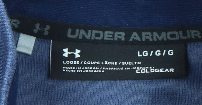 Under Armour Men's Blue L 1/4 Zip Sweatshirt