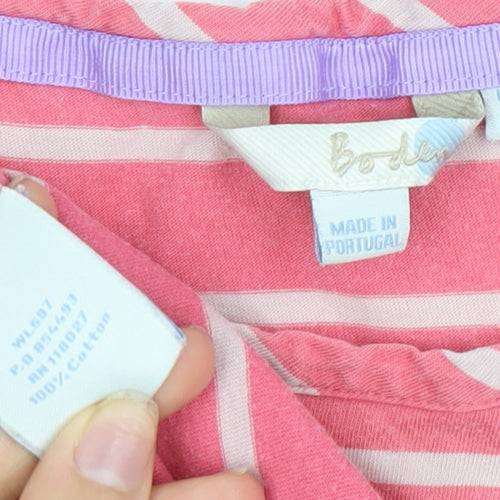 Boden Women's Pink Striped Tunic, Size 12