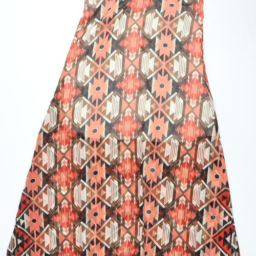Boohoo Women's Multicoloured Geometric Dress Size 12
