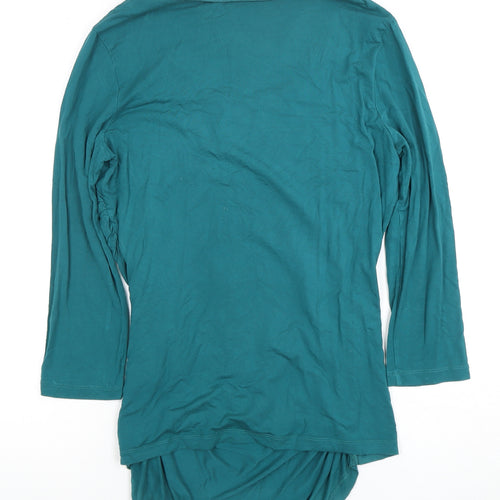 Linea Women's Green 3/4 Sleeve Top, Size M
