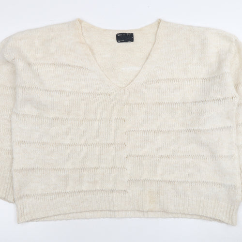 ASOS DESIGN Women's Ivory Pullover Jumper L