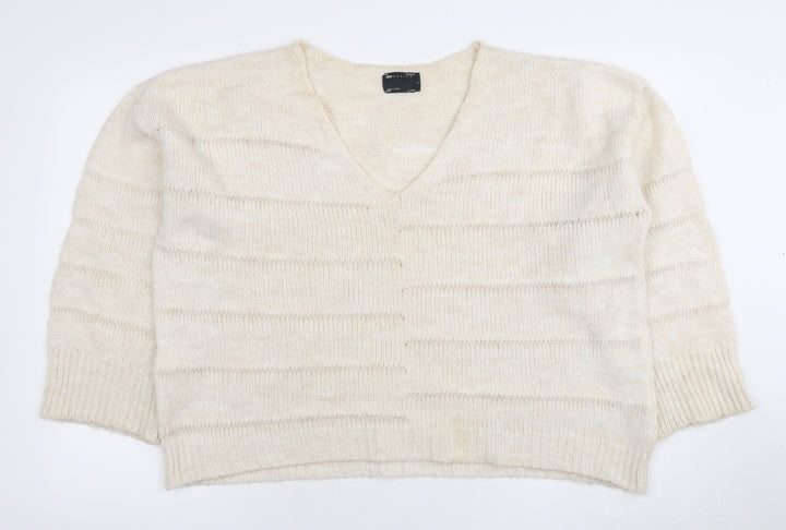ASOS DESIGN Women's Ivory Pullover Jumper L