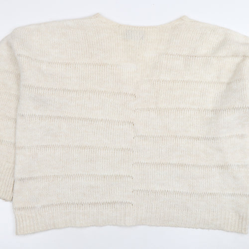 ASOS DESIGN Women's Ivory Pullover Jumper L