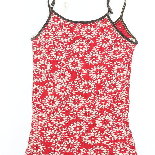 Denim Co Women's Red Floral Camisole Tank