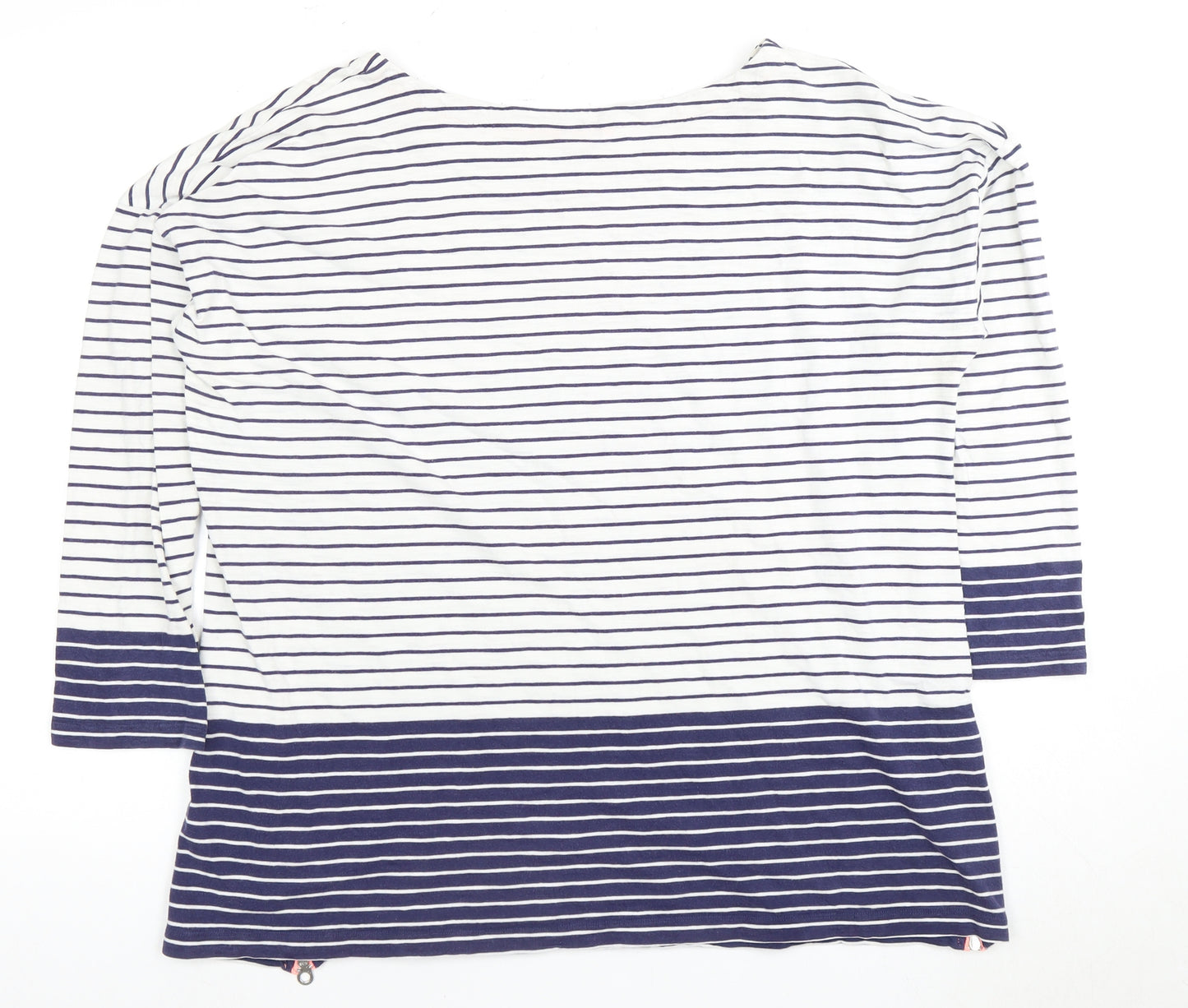 Joules Women's Multicoloured Boat Neck T-Shirt, Size 18