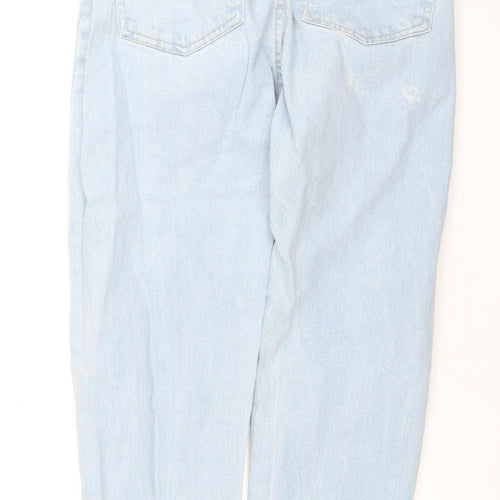 I Saw It First Women's Blue Distressed Mom Jeans Size 10