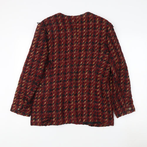 Alexon Women's Multicoloured Tweed Mid-Length Jacket