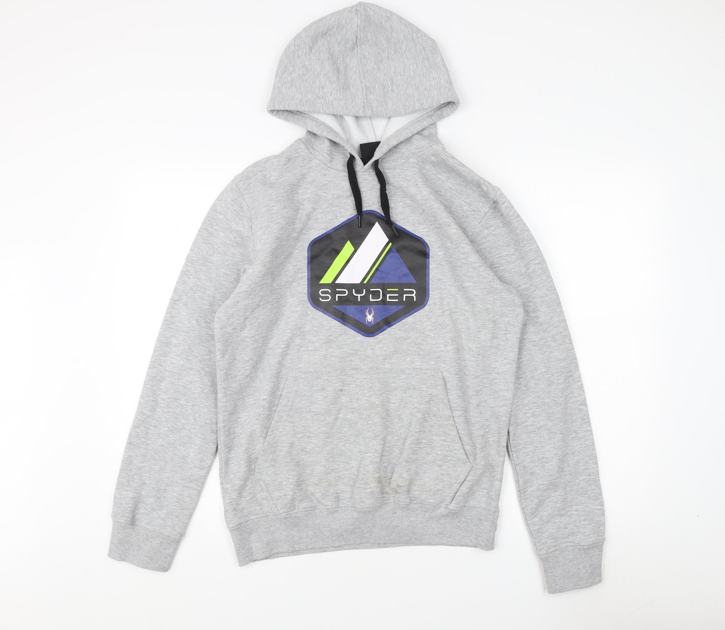 Spyder Men's Grey Graphic Pullover Hoodie S