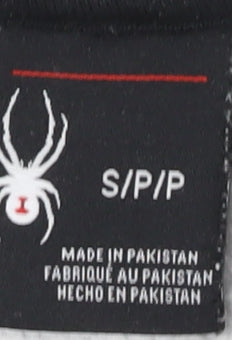 Spyder Men's Grey Graphic Pullover Hoodie S