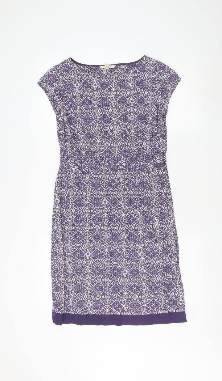 White Stuff Women’s Purple Shift Dress, Size 8