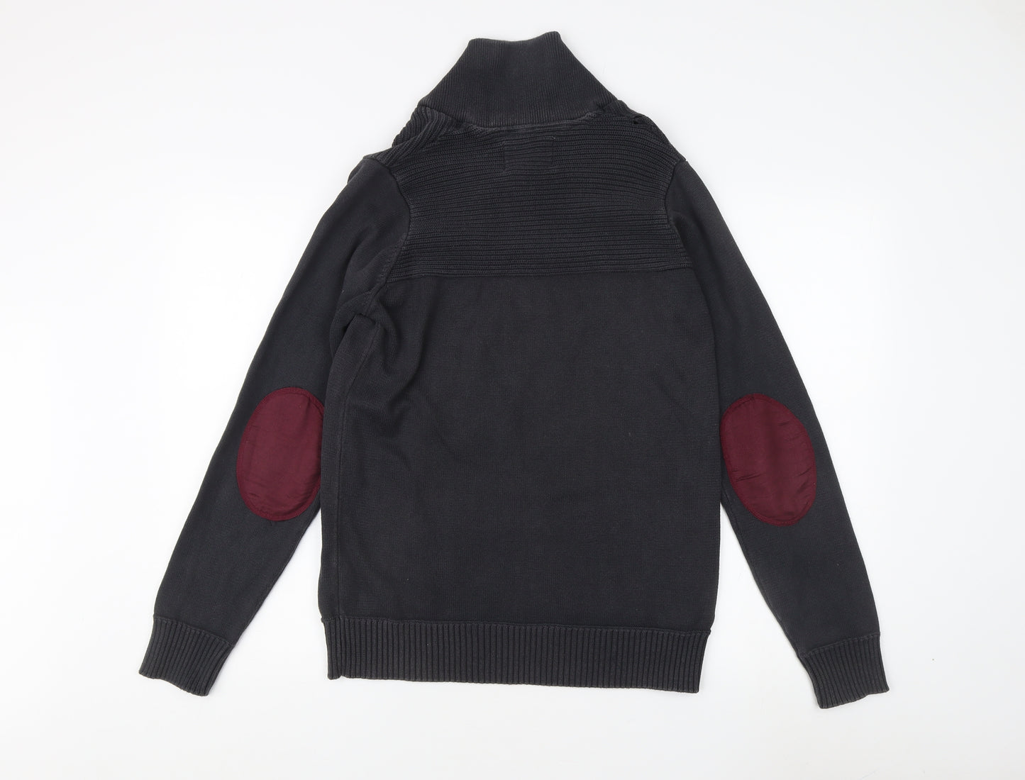 Jack & Jones Black Pullover High Neck Jumper M