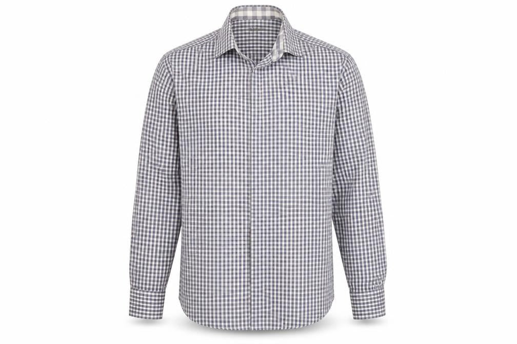 Front view of Jeff Banks Men's Multicoloured Check Shirt L