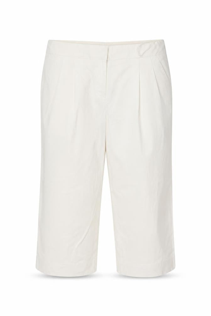 Front view of DKNY Women's Ivory Cropped Trousers, size 6