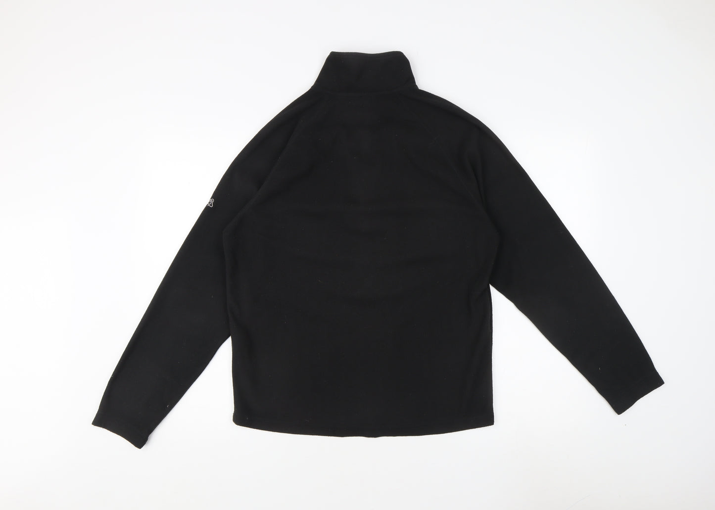 Craghoppers Men's Black Fleece 1/4 Zip Jacket S