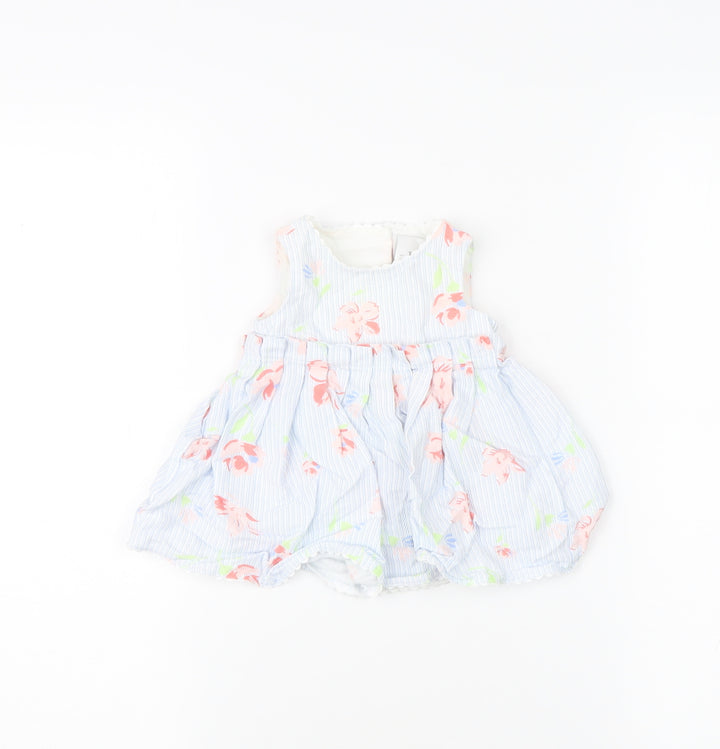 Jasper Conran Floral Dress, Unisex 0-3 Months, Multicoloured