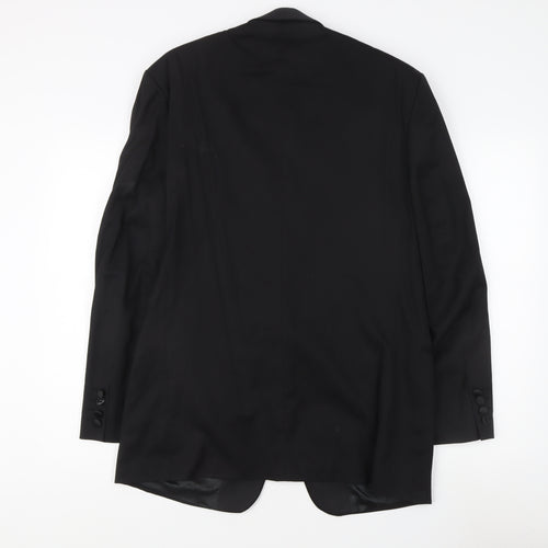 Pierre Cardin Men's Black Wool Tuxedo Blazer Size L Formal
