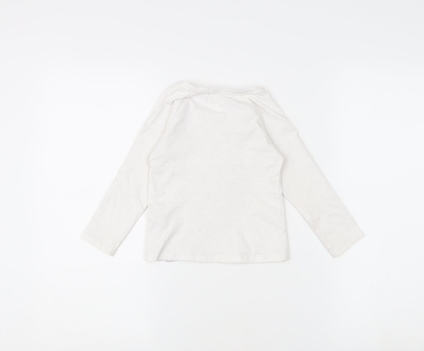 Mantaray Girls Ivory Rabbit T-Shirt 3-4 Years Sequin Accent