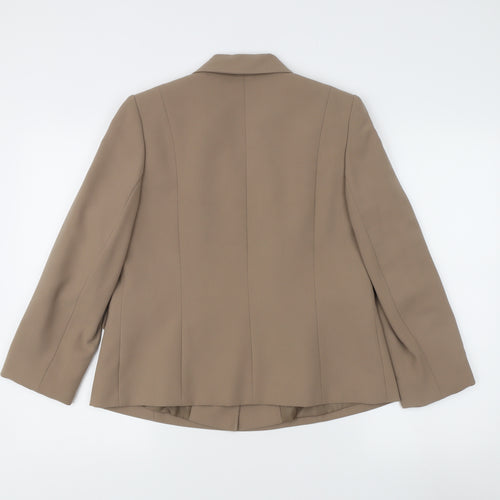 Eastex Women's Brown Blazer Size 12 Regular Fit