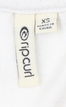 Ripcurl Women's White XS T-Shirt with Pocket