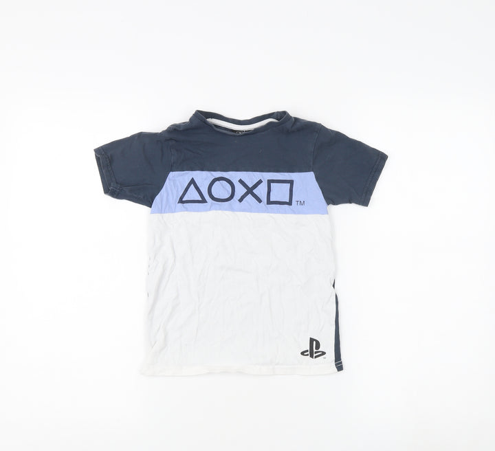 Fashion UK Boys' Blue PlayStation T-Shirt, Size 6-7 Years