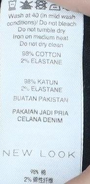 New Look Women's Black Skinny Stretch Jeans Size 32
