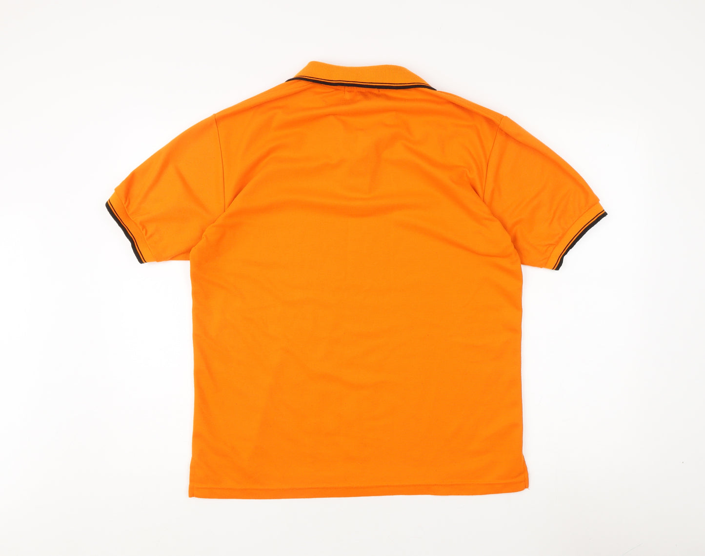 Fred Perry Men's Orange Polo Shirt Size L Cotton