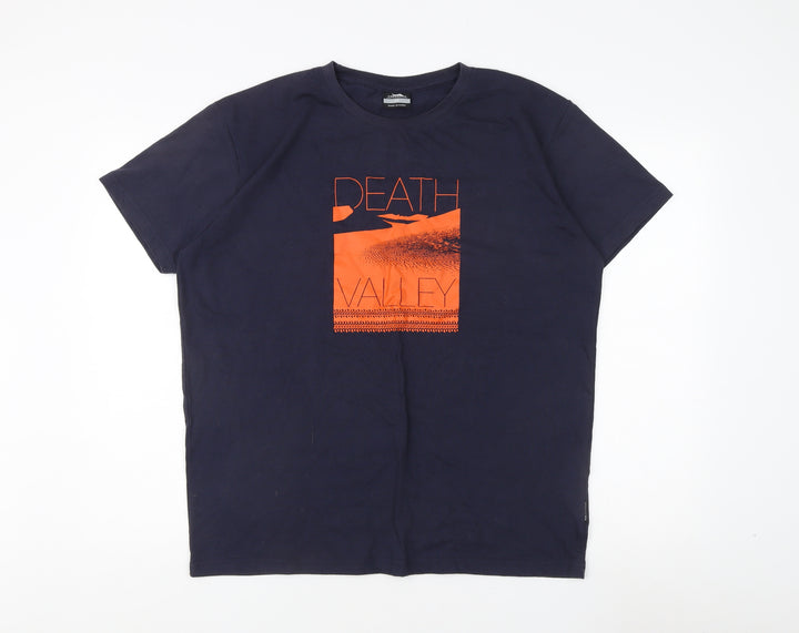 Trespass Men's Blue Graphic Print T-Shirt Size M