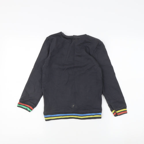 George Boys Black Graphic Pullover Sweatshirt 7-8 Years