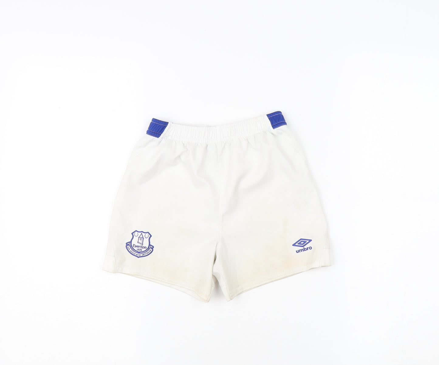 Umbro Boys White Football Athletic Shorts 4-5 Years