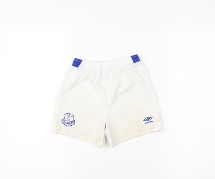Umbro Boys White Football Athletic Shorts 4-5 Years
