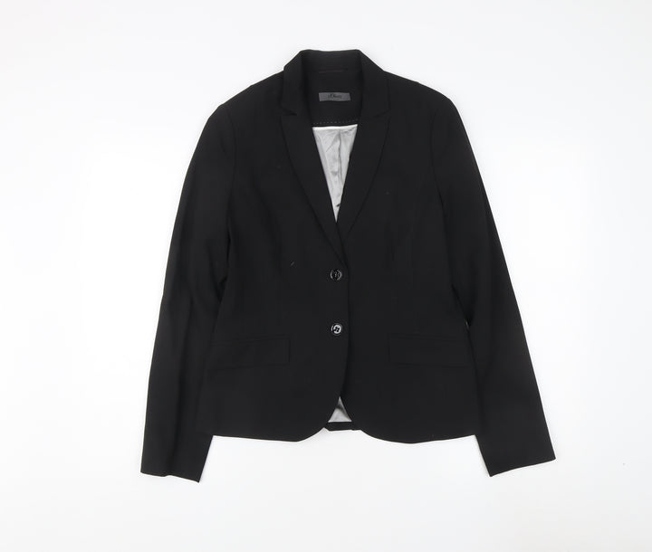 s.Oliver Black Blazer Women Size 10 Workwear