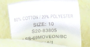 SoulCal Women's Yellow Pullover Hoodie, Size 10