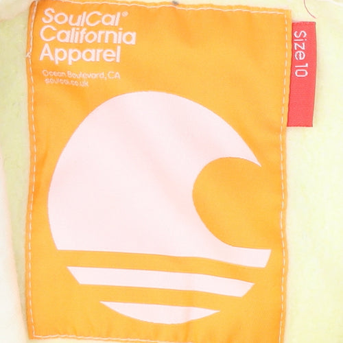 SoulCal Women's Yellow Pullover Hoodie, Size 10