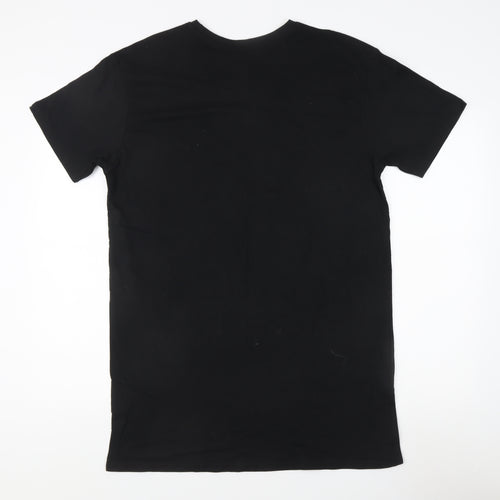 Disney Teens Black Bambi T-Shirt Size 12 Crew Neck