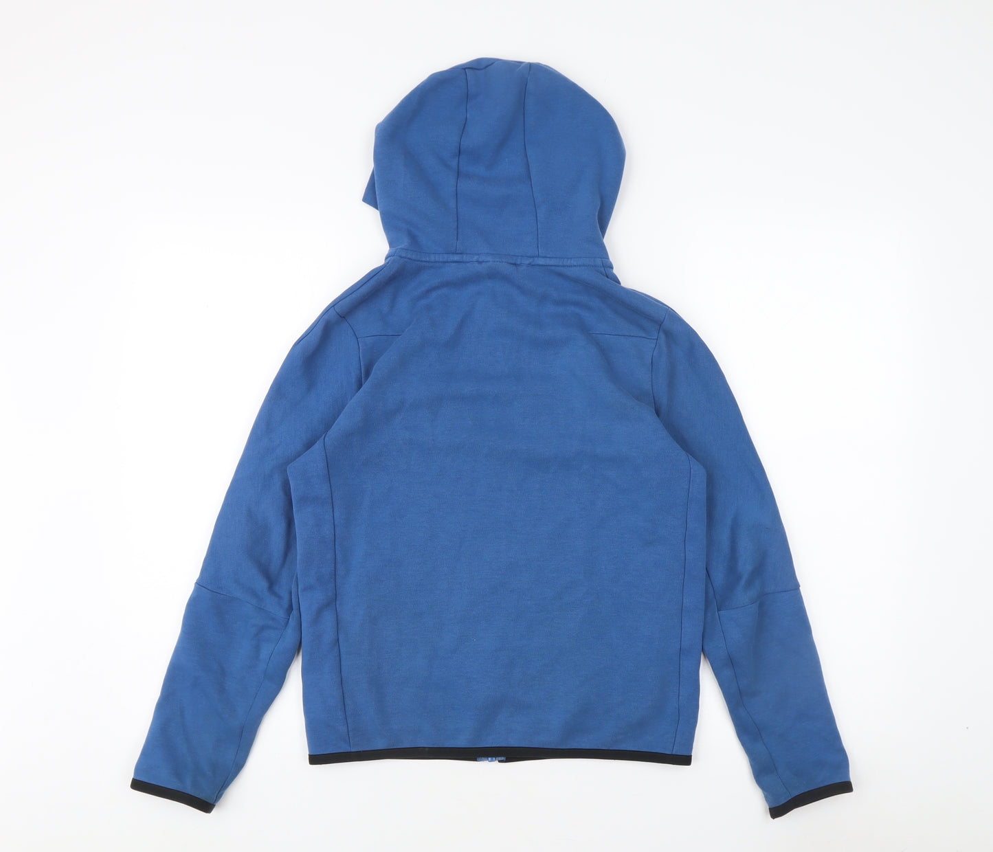 Nike Men's Blue Full Zip Hoodie, L, Hooded, Gym