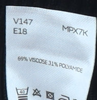 V by Very Women's Black Mock Neck Jumper Size 14