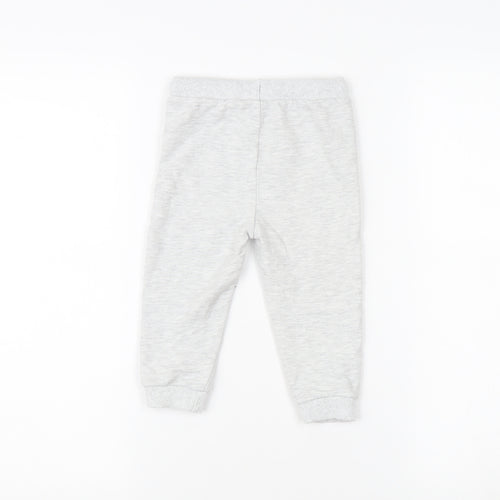 Disney Unisex Mickey Mouse Grey Jogger Trousers 12-18 Months