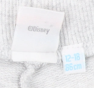 Disney Unisex Mickey Mouse Grey Jogger Trousers 12-18 Months