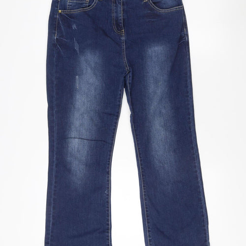 Kaleidoscope Women's Blue Straight Jeans Size 12