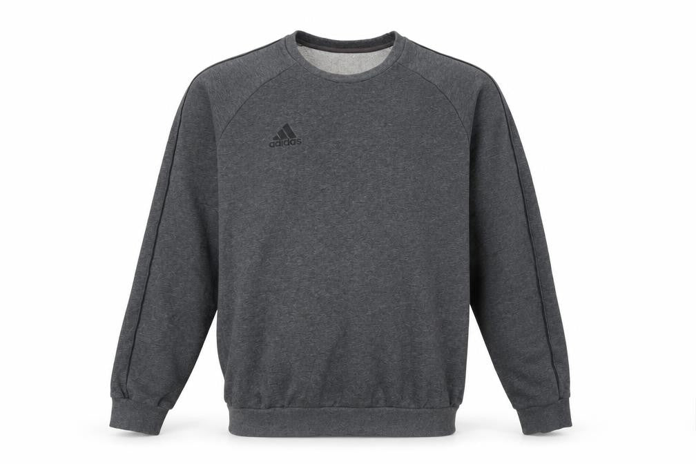 adidas Men's Grey Pullover Sweatshirt M