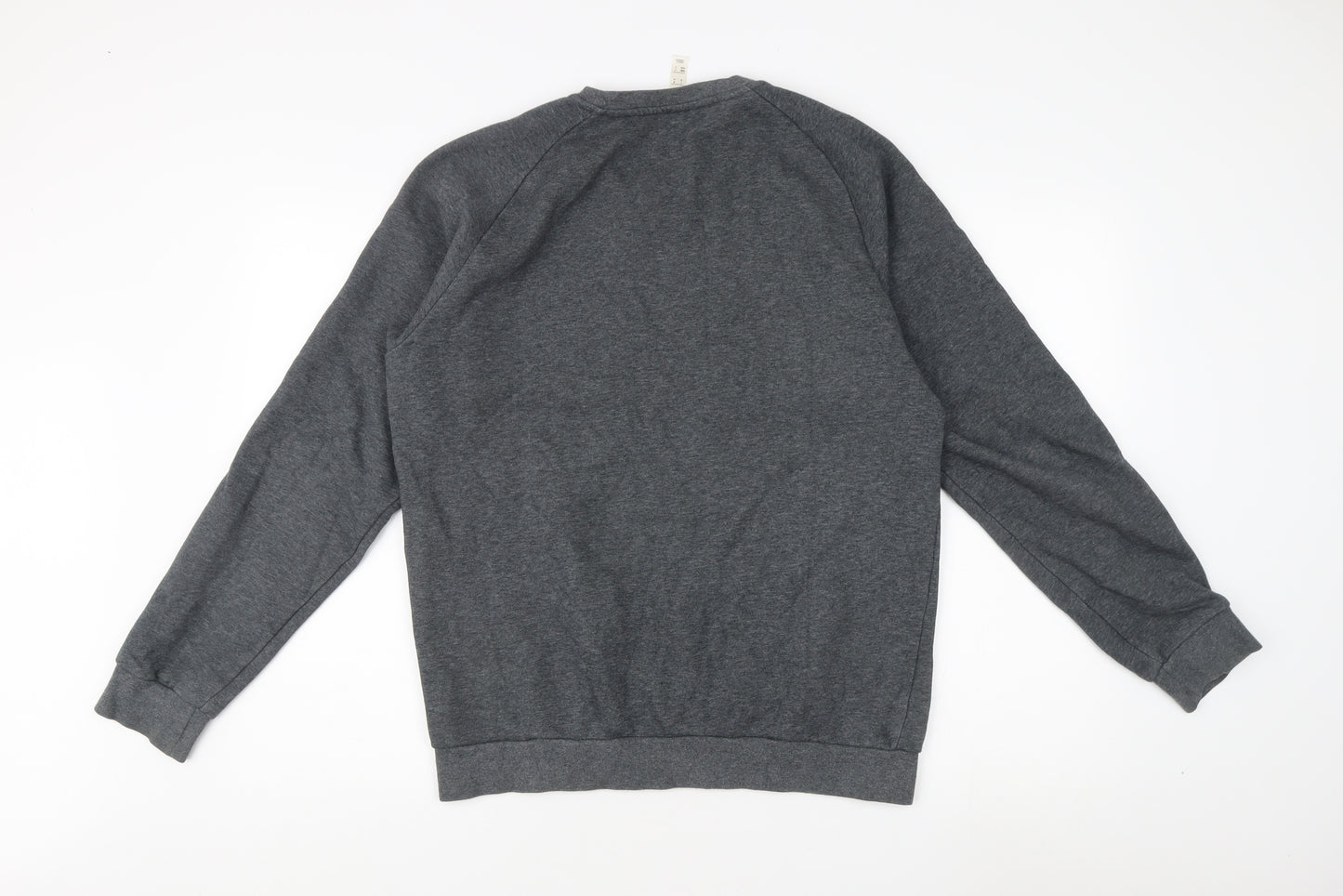 adidas Men's Grey Pullover Sweatshirt M
